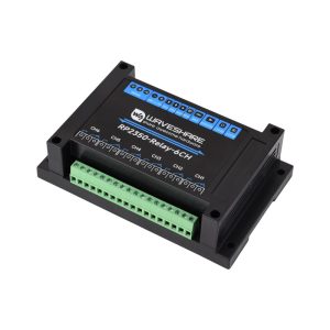 Industrijski 6-Ch RP2350 Rele modul, RS485 / Pico HAT, izolovan, sa zaštitama, za DIN šinu