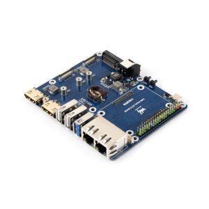 Gigabit / 2.5G Dual Eth Base Board For Raspberry Pi CM5. Dual RJ45 Eth Ports, Dual 4K, Dual MIPI Interfaces