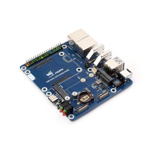Dual Eth ploča za Raspberry Pi CM5, podržava 4G / 5G module, Dual 4K HDMI, Dual MIPI Interfejs, 40PIN GPIO,  USB 3.2 Gen1, PoE podrška