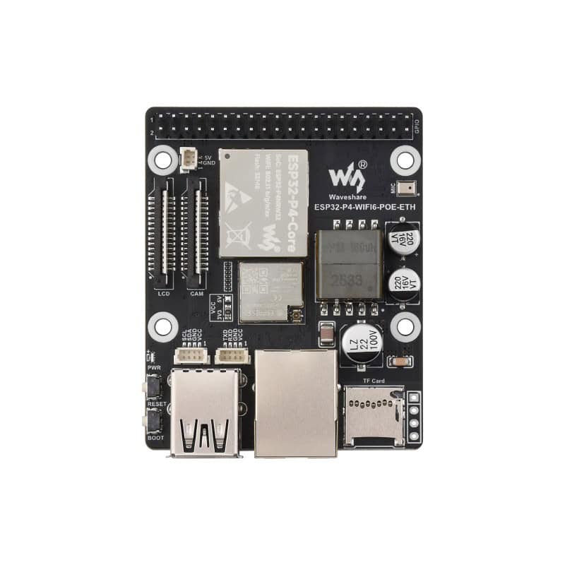 ESP32-P4-WIFI6-POE-ETH, ESP32-P4 i ESP32-C6, Wi-Fi 6, Bluetooth 5 (LE), PoE Modul - Slika 5