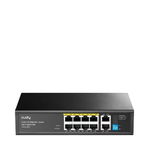8+2-port PoE + 1Gbps Switch 10/100 RJ45 Cudy FS1010PG 120W