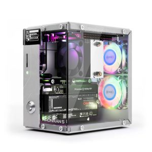 Pironman 5 NVMe M.2 SSD PCIe Mini PC Case