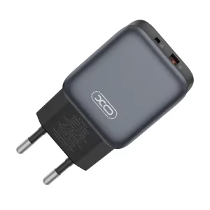 XO L156 GaN kućni punjač 30W – USB-C + USB-A brzo punjenje (PD & QC)