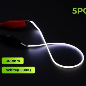 Double Ended COB LED Strip – White(6500K) 300mm