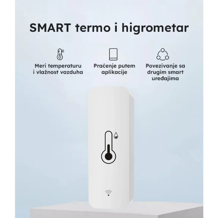 Wi-Fi smart termometar i higrometar -20° do 60°C - Slika 3