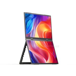 14 inča Dual-Screen Portabl Monitor, duall-1080p HD preklopivi ekran, Gravity Sensor, Hi-Fi Speaker, Multiple Display Modes