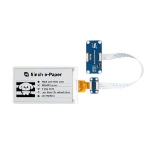 e-Paper / e-ink ekran 5 inča HAT, za Raspberry Pi, za ESP32, za Arduino