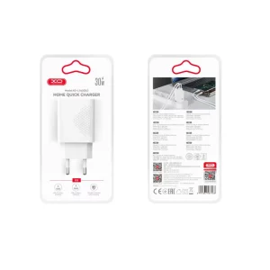 Kućni Punjač 30W – USB-C + USB-A Brzo Punjenje (PD) XO L163