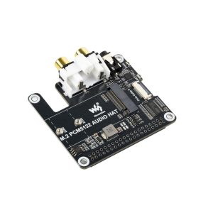 PCIe na M.2 HAT sa I2S Audio dodatkom za Raspberry Pi, NVMe SSD, 3.5mm Headphone Jack And RCA Connector, Driver-free